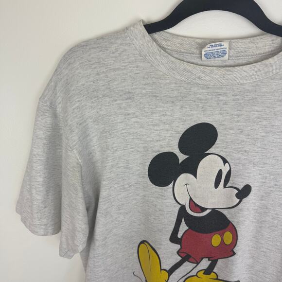 Vintage Disney Character Fashions Mickey Walt Disney World Grey T-Shirt Large - Picture 3 of 12